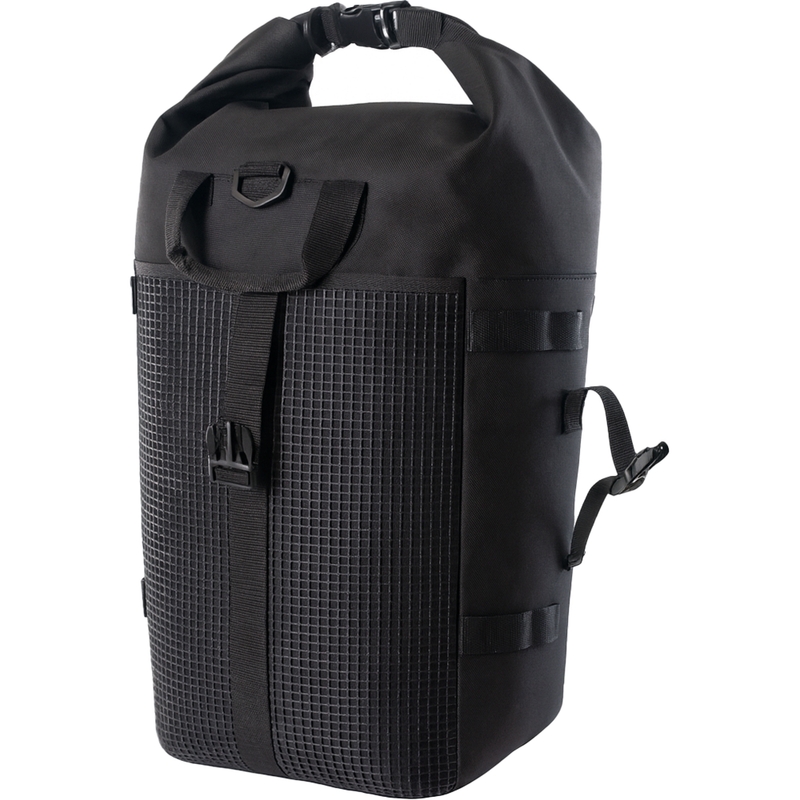 Waterdichte motortas MotoZem DryBag zwart 27,5 l