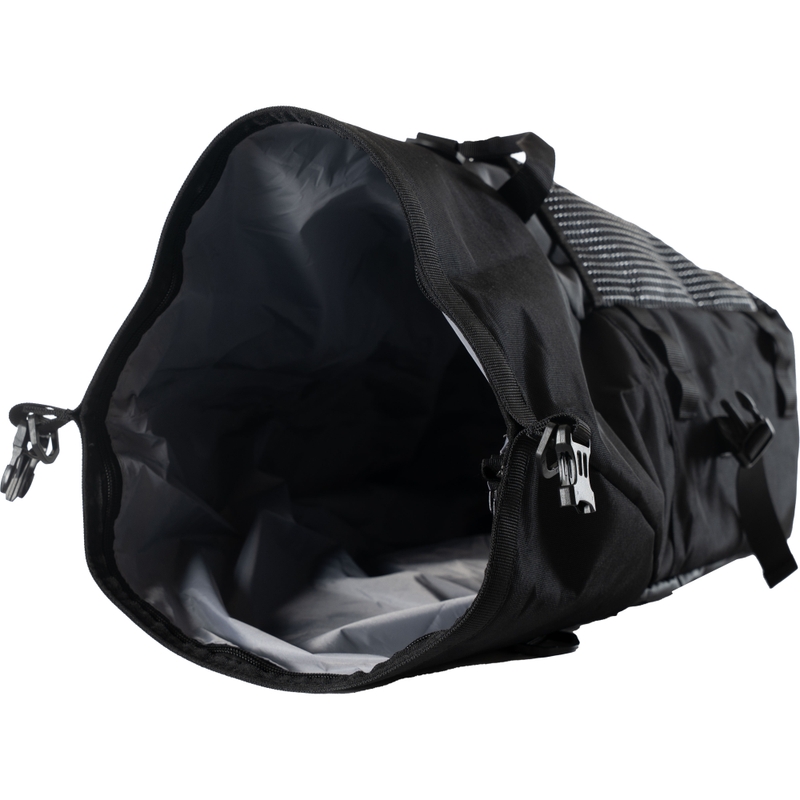 Waterdichte motortas MotoZem DryBag zwart 27,5 l