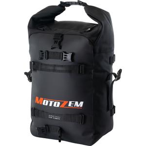 Waterdichte motortas MotoZem DryBag zwart