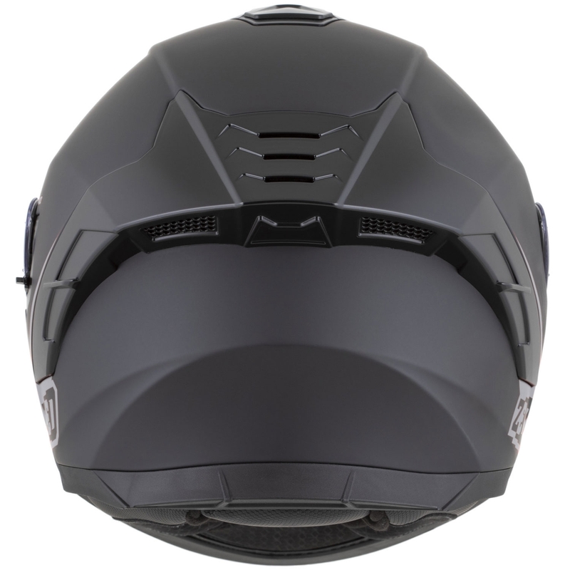 Integraal motorhelm ZED K40 mat zwart-donkergrijs