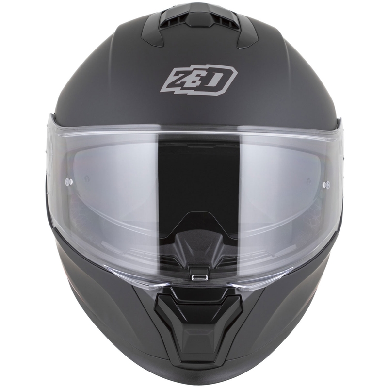 Integraal motorhelm ZED K40 mat zwart-donkergrijs