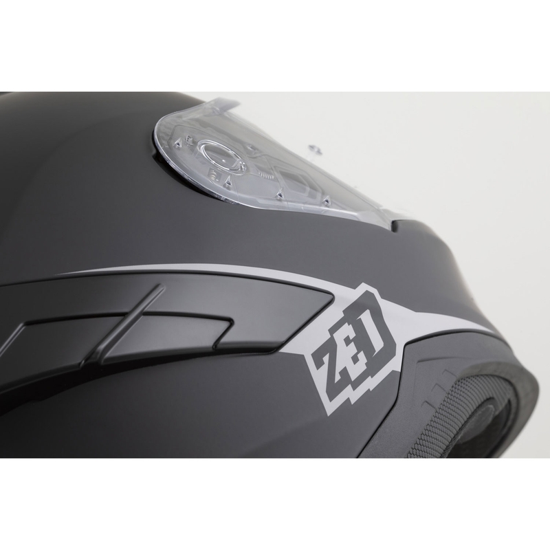 Integraal motorhelm ZED K40 mat zwart-donkergrijs