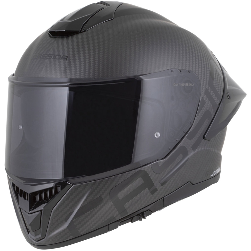 Cassida Integral GTS 2.1 Plus Carbon integraal motorhelm mat carbon-zwart-wit