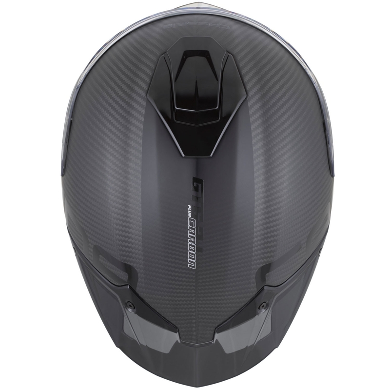 Cassida Integral GTS 2.1 Plus Carbon integraal motorhelm mat carbon-zwart-wit