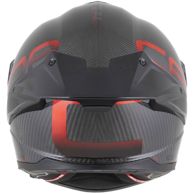 Cassida Integral GTS 2.1 Plus Carbon integraal motorhelm mat carbon-rood