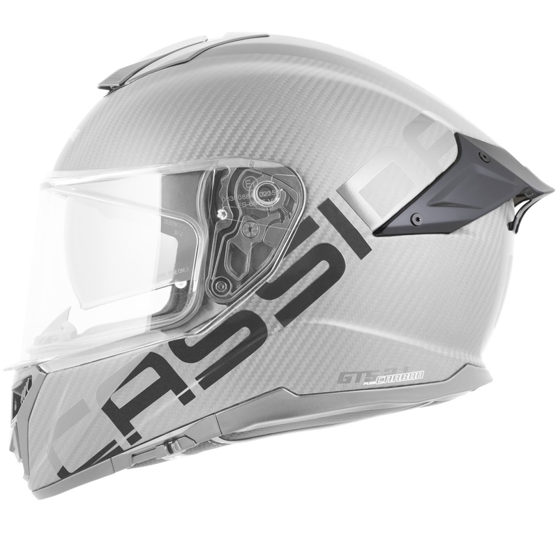 Cassida Integral GTS 2.1 Plus Carbon integraal motorhelm mat carbon-rood