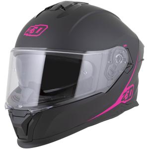 Integraal motorhelm ZED K40 mat zwart-roze