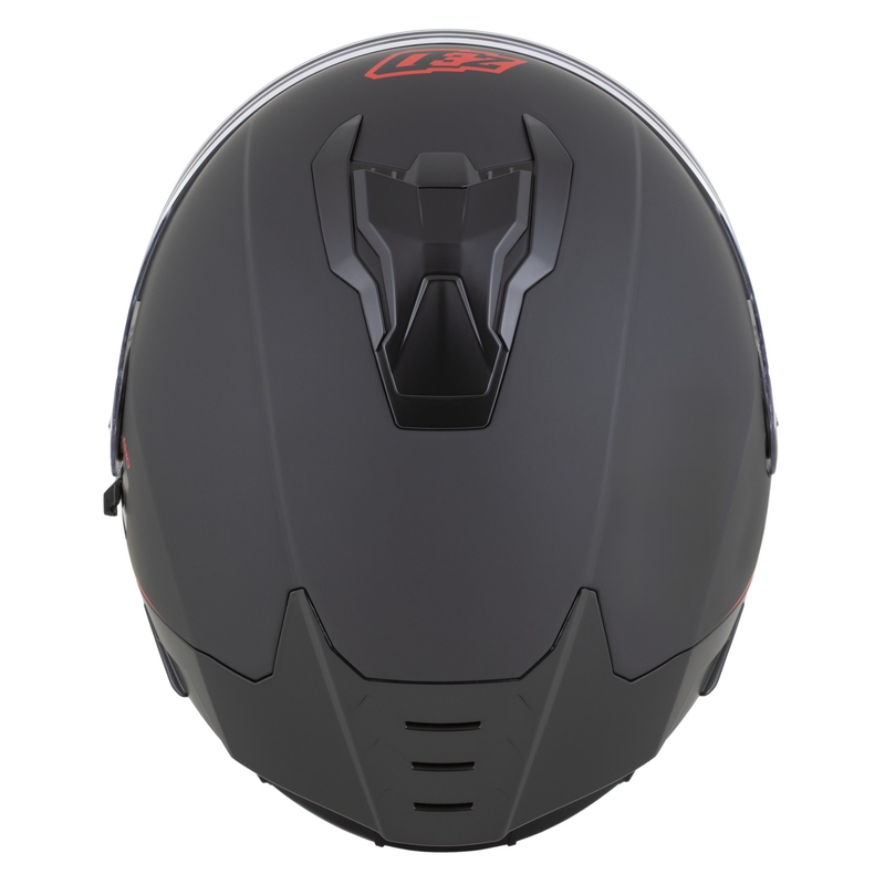 Integraal motorhelm ZED K40 mat zwart-rood