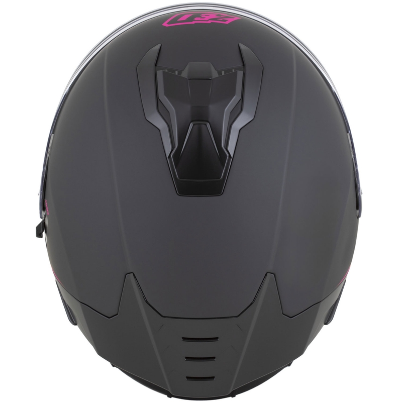 Integraal motorhelm ZED K40 mat zwart-roze