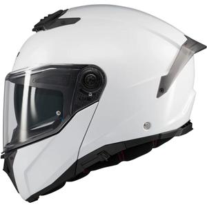 Flip-up motorhelm MT Atom 2 SV Pure A0 wit