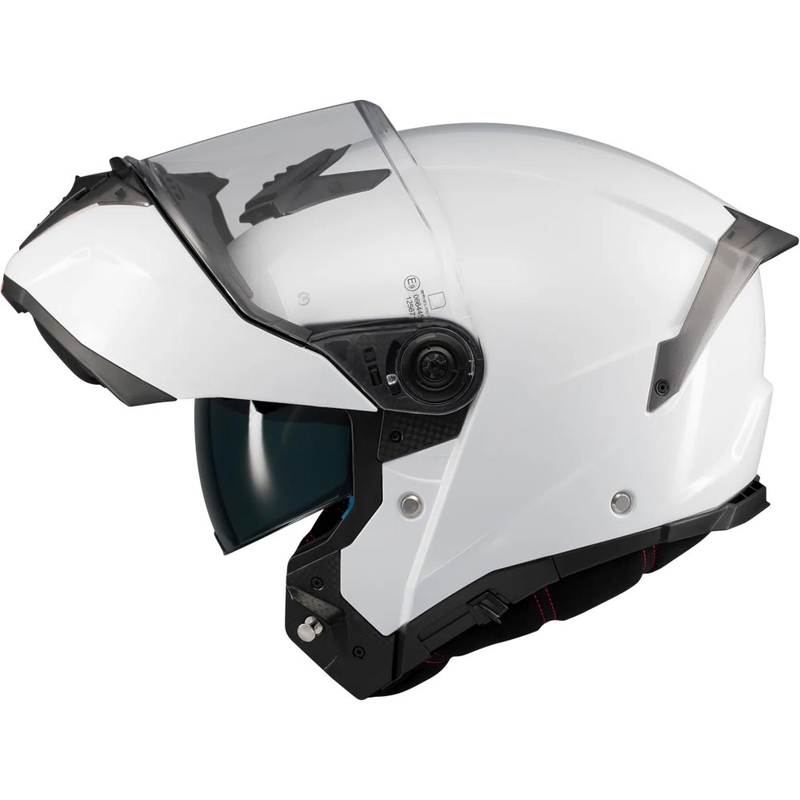 Flip-up motorhelm MT Atom 2 SV Pure A0 wit