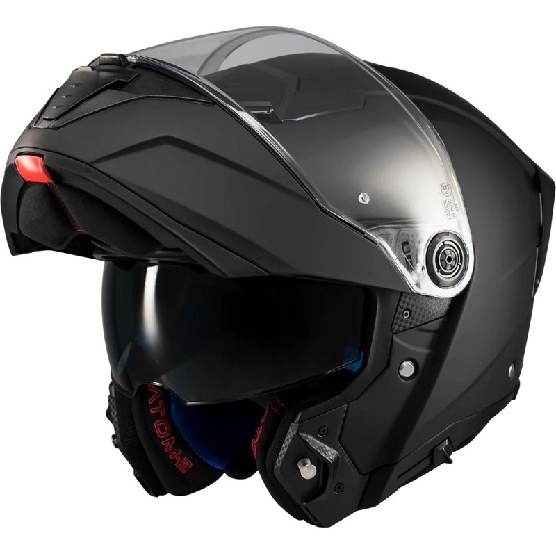 Opklapbare motorhelm MT Atom 2 SV Pure A1 matzwart