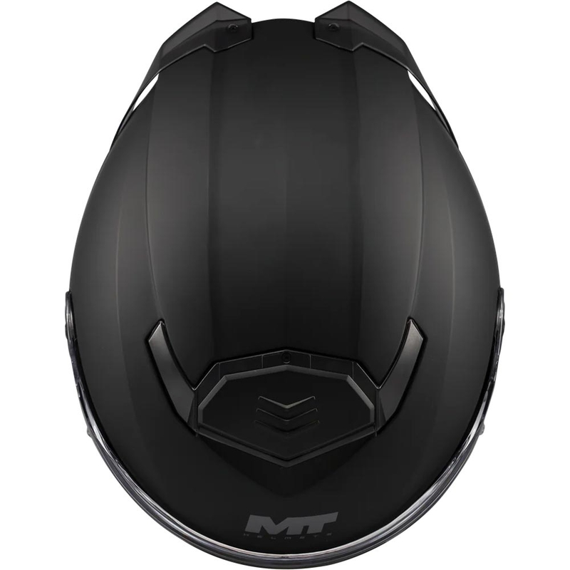 Opklapbare motorhelm MT Atom 2 SV Pure A1 matzwart