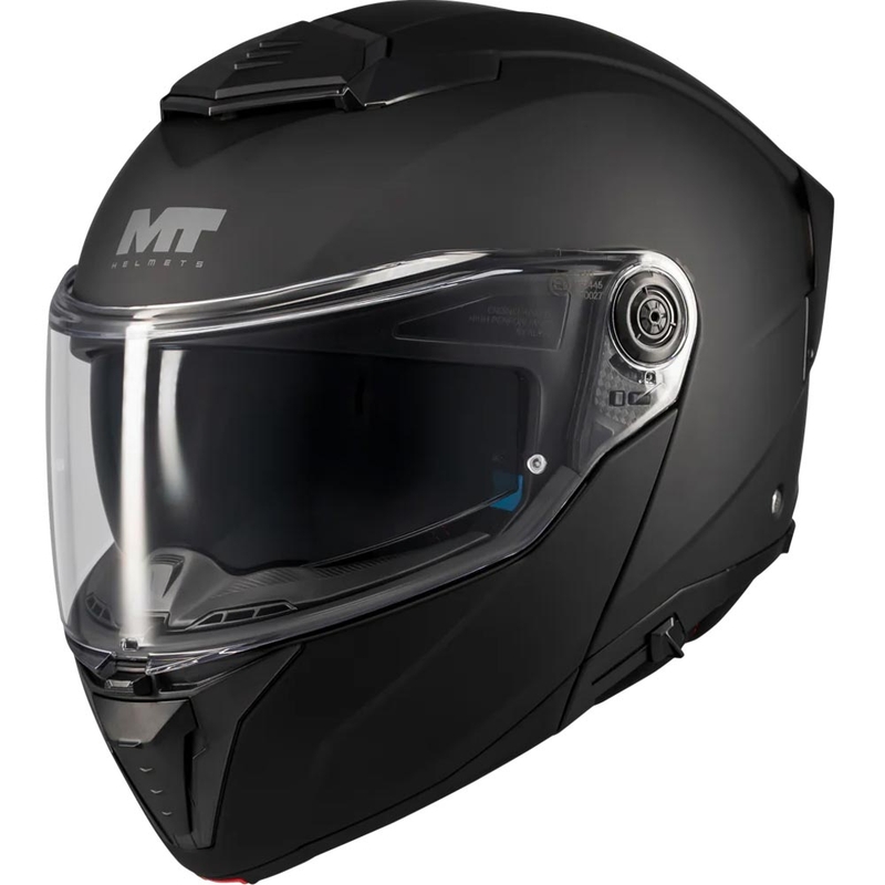 Opklapbare motorhelm MT Atom 2 SV Pure A1 matzwart