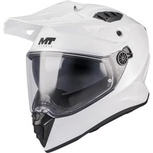 Enduro motorhelm MT Track SV Pure A0 wit