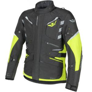 Ayrton Trail motorjack zwart-fluo geel-grijs