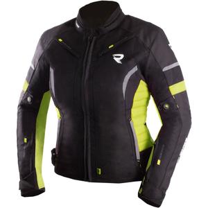 Dames Motorjas Street Racer Betty II zwart-fluo geel