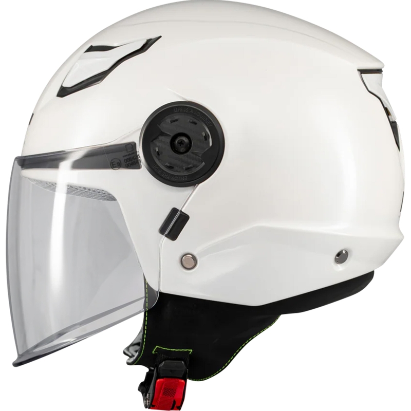 Kinder open motorhelm MT Lite Pure A0 wit