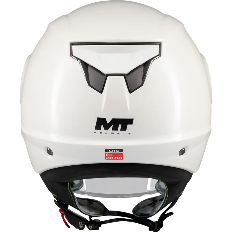 Kinder open motorhelm MT Lite Pure A0 wit
