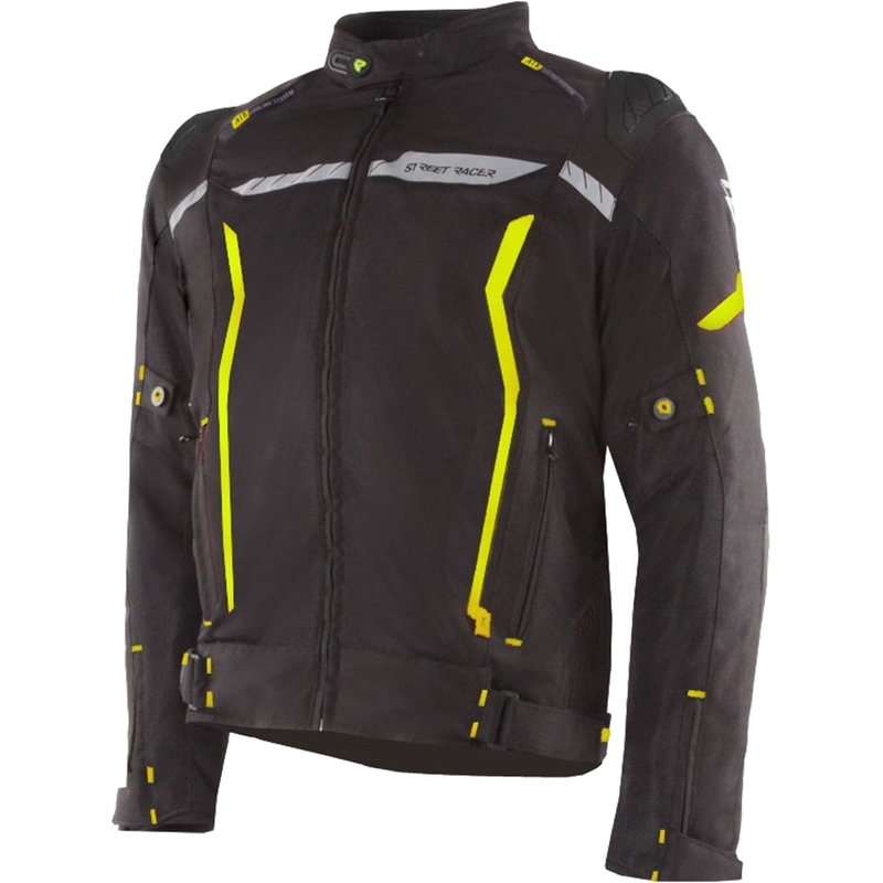 Motorjack Street Racer Flex EVO zwart-fluogeel