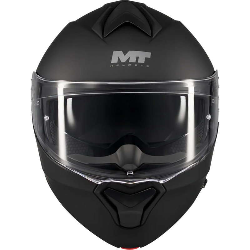 Opklapbare motorhelm MT Genesis SV Pure A1 matzwart