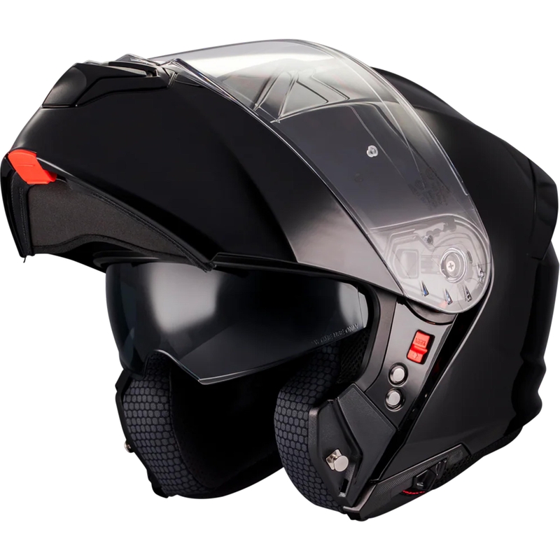Opklapbare motorhelm MT Genesis SV Pure A1 zwart