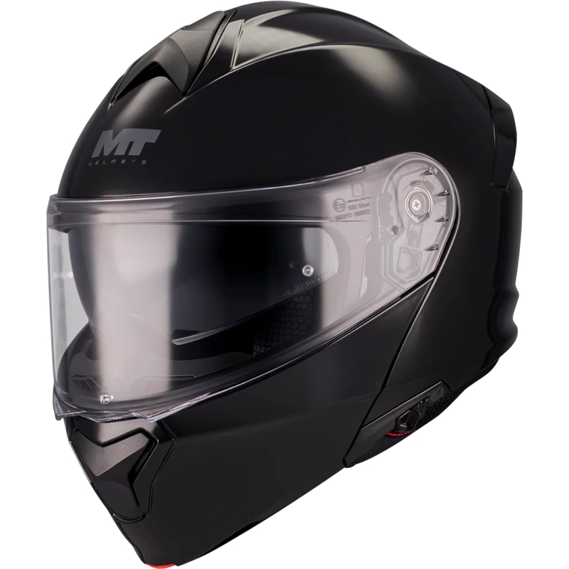 Opklapbare motorhelm MT Genesis SV Pure A1 zwart