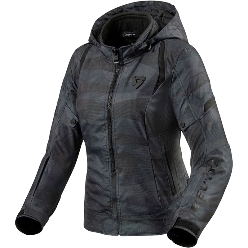 Revit Flare 2 zwart-grijs motorjack voor dames