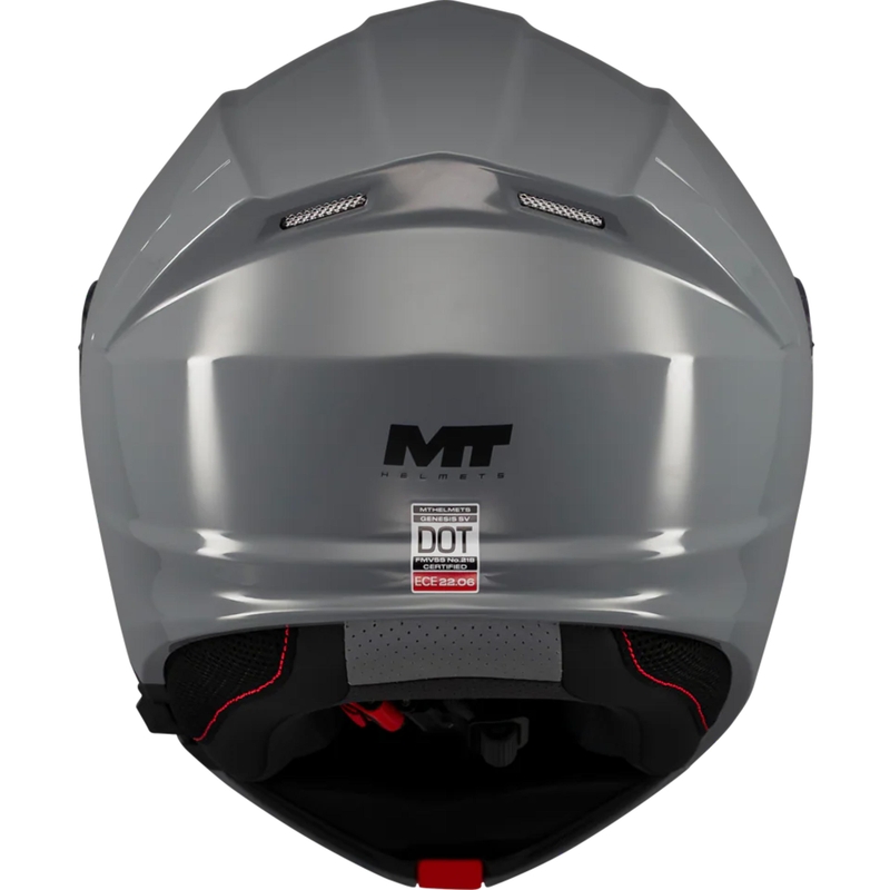 Opklapbare motorhelm MT Genesis SV Pure A12 grijs