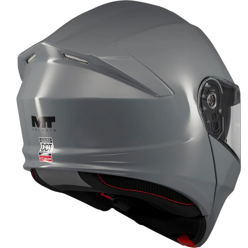 Opklapbare motorhelm MT Genesis SV Pure A12 grijs