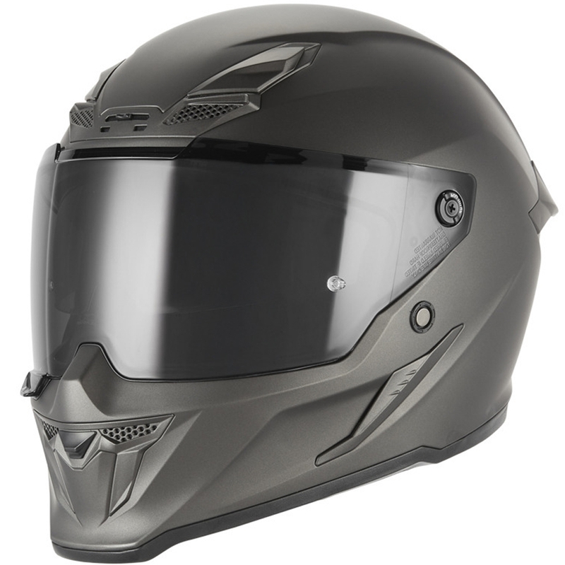 NOX Exclusive Goliath integraal motorhelm, mat titanium