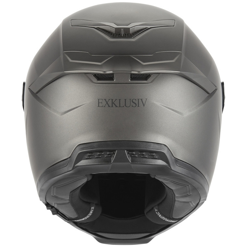 NOX Exclusive Goliath integraal motorhelm, mat titanium