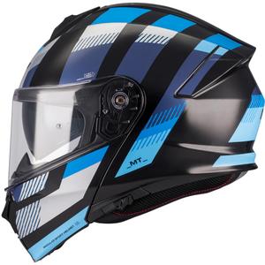 Flip-up motorhelm MT Genesis SV Stroke B7 zwart-blauw