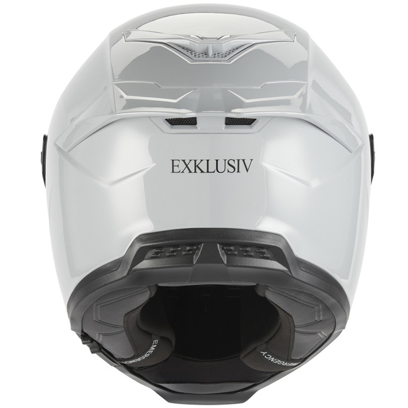 NOX Exclusive Goliath integraal motorhelm grijs-wit