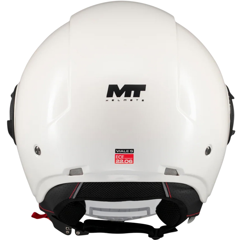 Open motorhelm MT Viale SV S Pure A0 wit