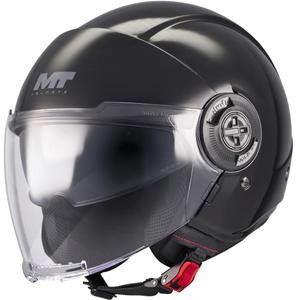 Open motorhelm MT Viale SV S Pure A1 zwart