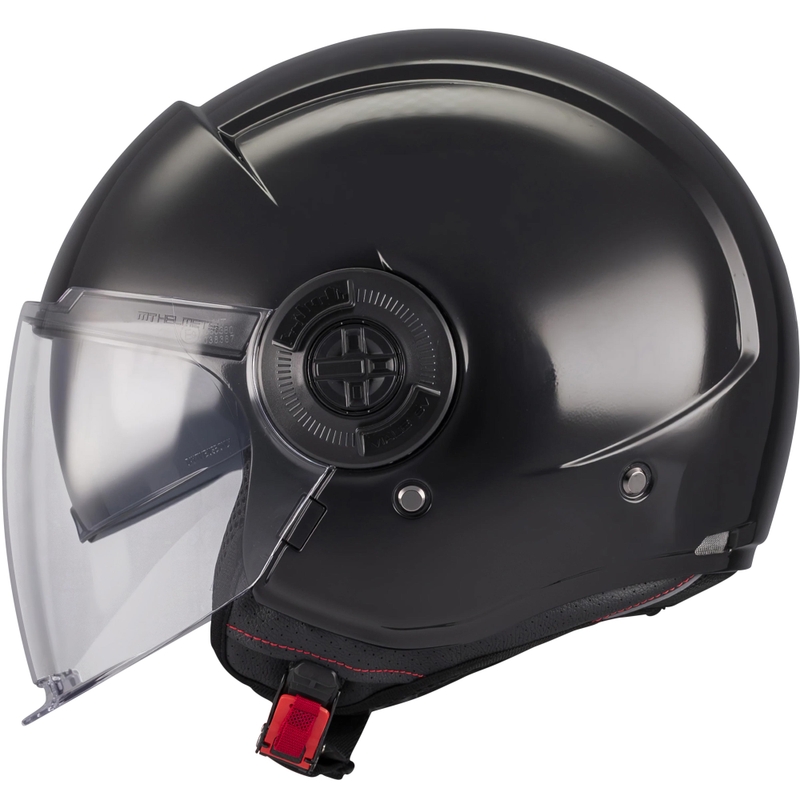Open motorhelm MT Viale SV S Pure A1 zwart