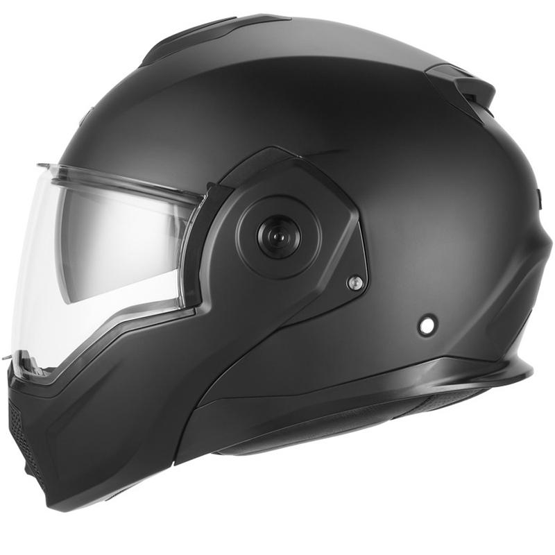 NOX PREMIUM Spinner flip-up motorhelm matzwart