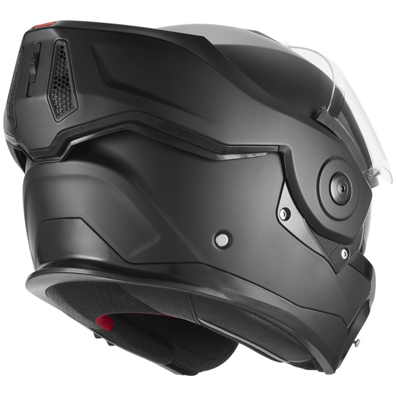 NOX PREMIUM Spinner flip-up motorhelm matzwart
