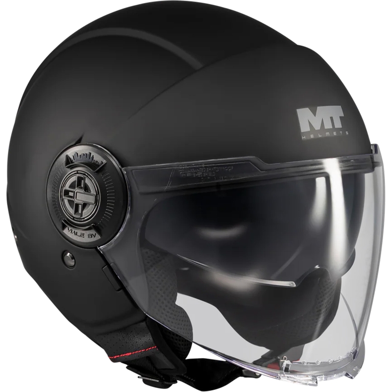 Open motorhelm MT Viale SV S Pure A1 mat zwart