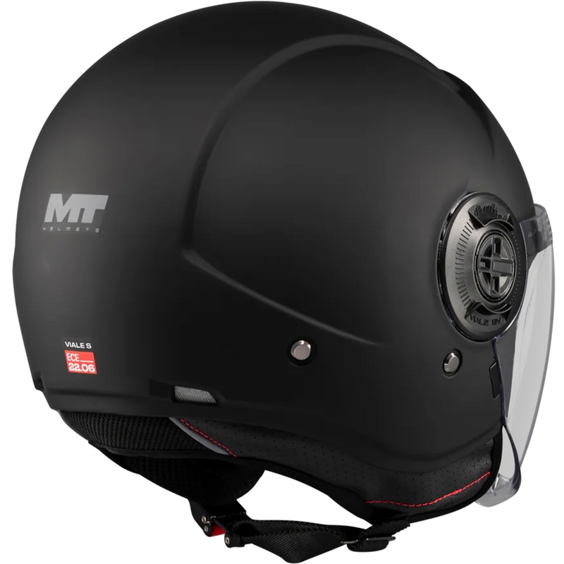 Open motorhelm MT Viale SV S Pure A1 mat zwart