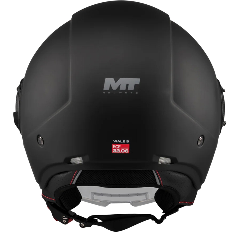 Open motorhelm MT Viale SV S Pure A1 mat zwart