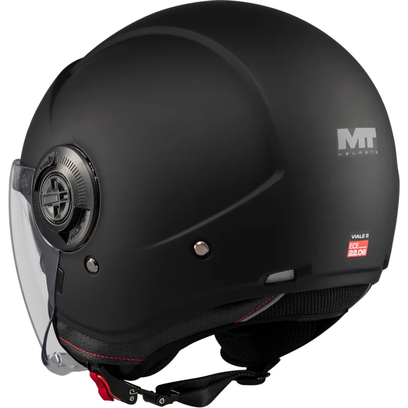 Open motorhelm MT Viale SV S Pure A1 mat zwart