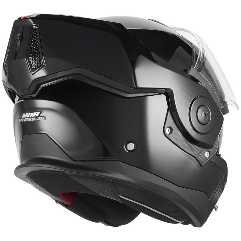 NOX PREMIUM Spinner flip-up motorhelm zwart