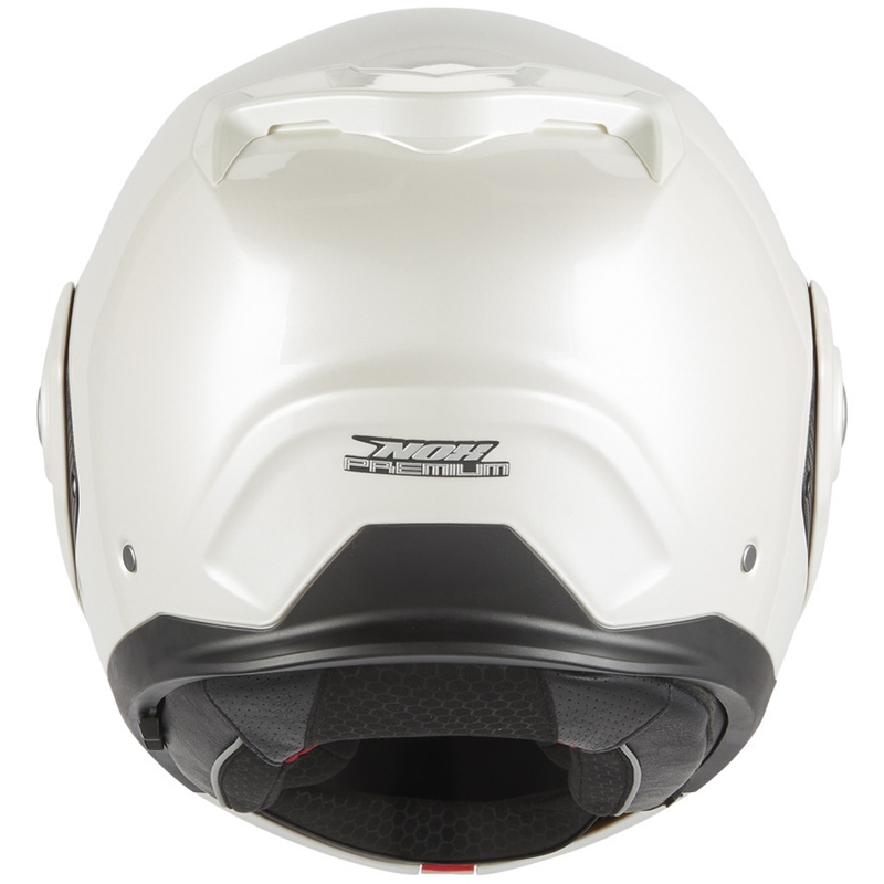 Opklapbare motorhelm NOX PREMIUM Spinner wit