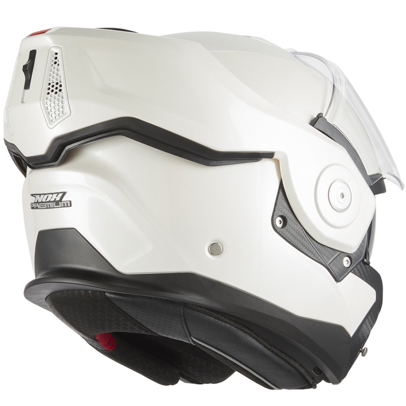 Opklapbare motorhelm NOX PREMIUM Spinner wit