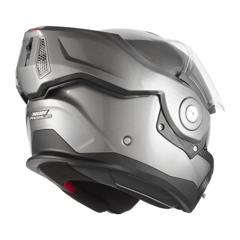 NOX PREMIUM Spinner flip-up motorhelm, mat titanium