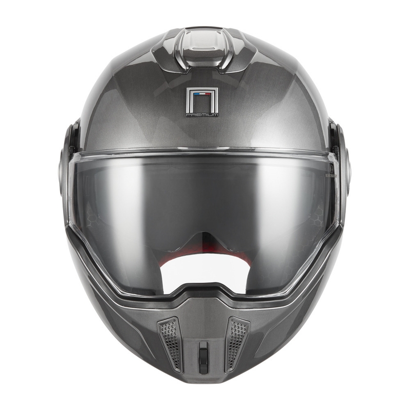 NOX PREMIUM Spinner flip-up motorhelm, mat titanium