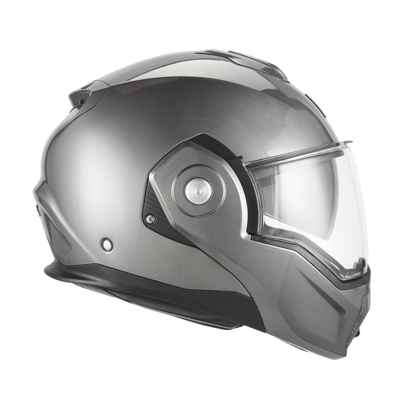 NOX PREMIUM Spinner flip-up motorhelm, mat titanium