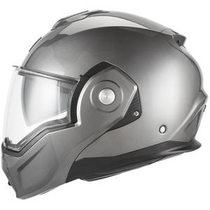 NOX PREMIUM Spinner opklapbare motorhelm, mat titanium